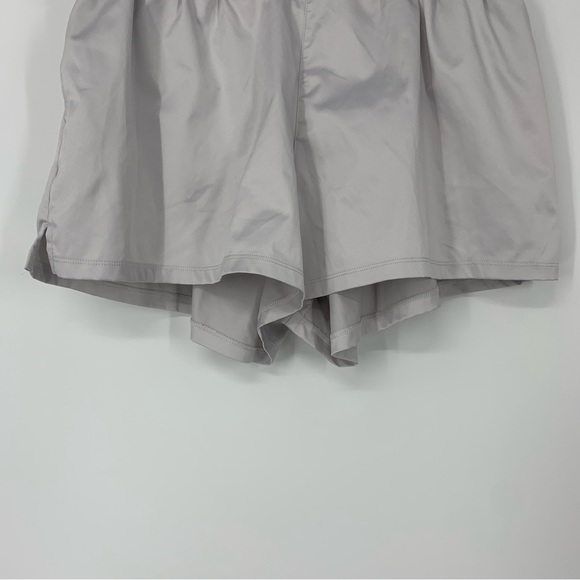 Nike Silver High Waisted Knockout Boxer Atheltic Shorts Size Large [RARE FIND] - Picture 3 of 10